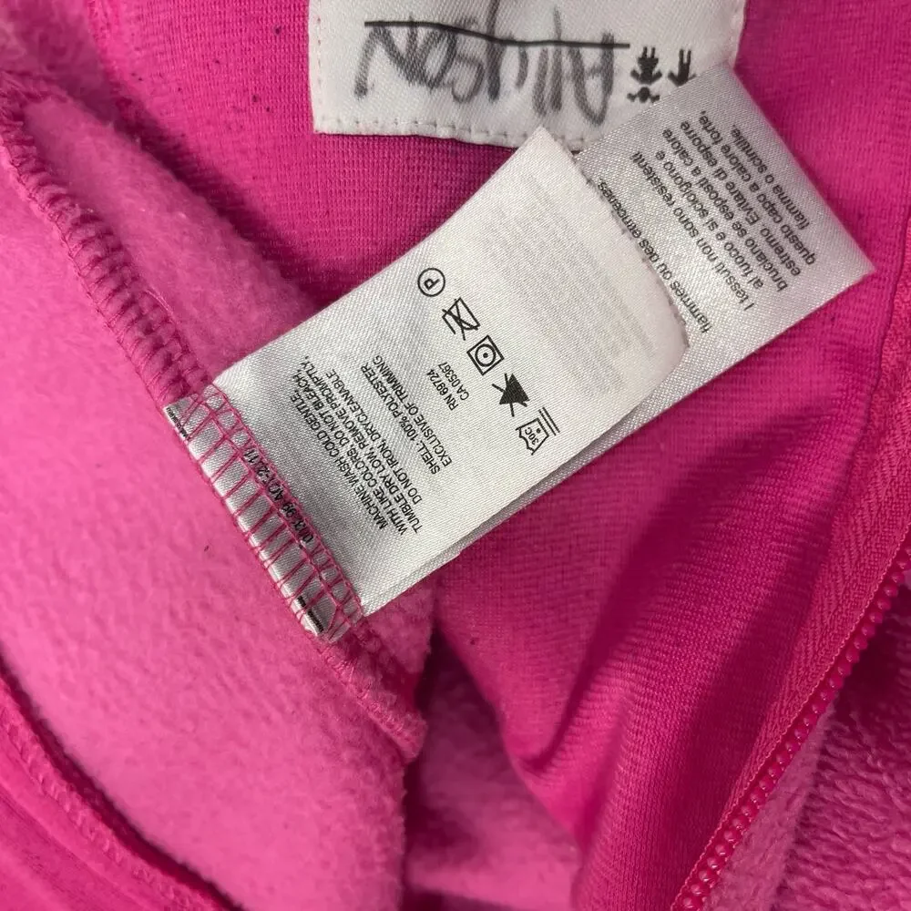 Columbia Pink Fleece Zip Up Jacket Size‎ M 10/12 Girls